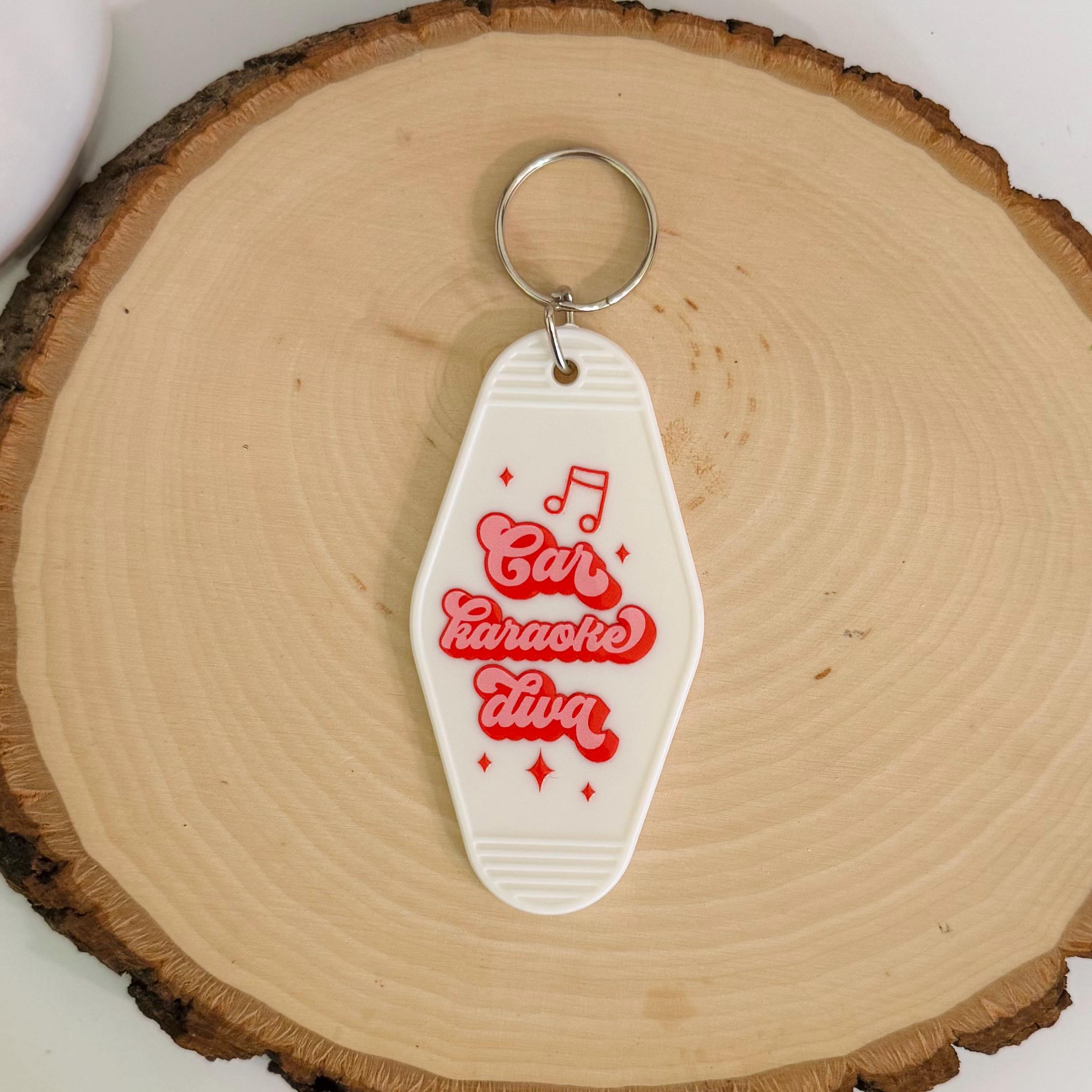 Old Style Key Rings Retro Motel Keychains, Vintage Style Key Ring, Plastic Key Fobs, Gifts ...