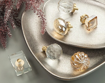 Champagne glass knobs,brass knobs,modern drawer pulls, Wardrobe Pull,Home Improvement,Drawer Pulls Handle Cabinet Hardware,Gifts for Home