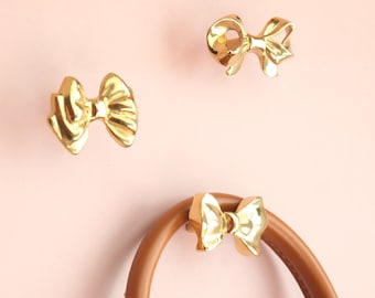 Bow furniture design brass handles, drawer handles, kitchen cabinet handles, dresser handles, kitchen handles, furniture hardware gifts