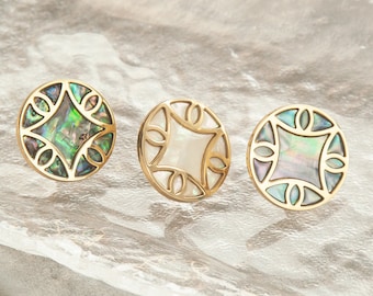 Brass Shell Drawer Knobs, Kitchen Cabinet Pulls, Furniture Hardware