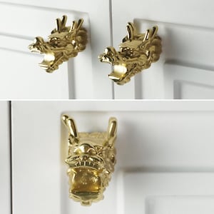 Creative Brass Knobs,Chinese Style Dragon knobs, Furniture knobs, Nordic Style drawer pulls , wardrobe Knob, Cabinet Knobs , Drawer Knob