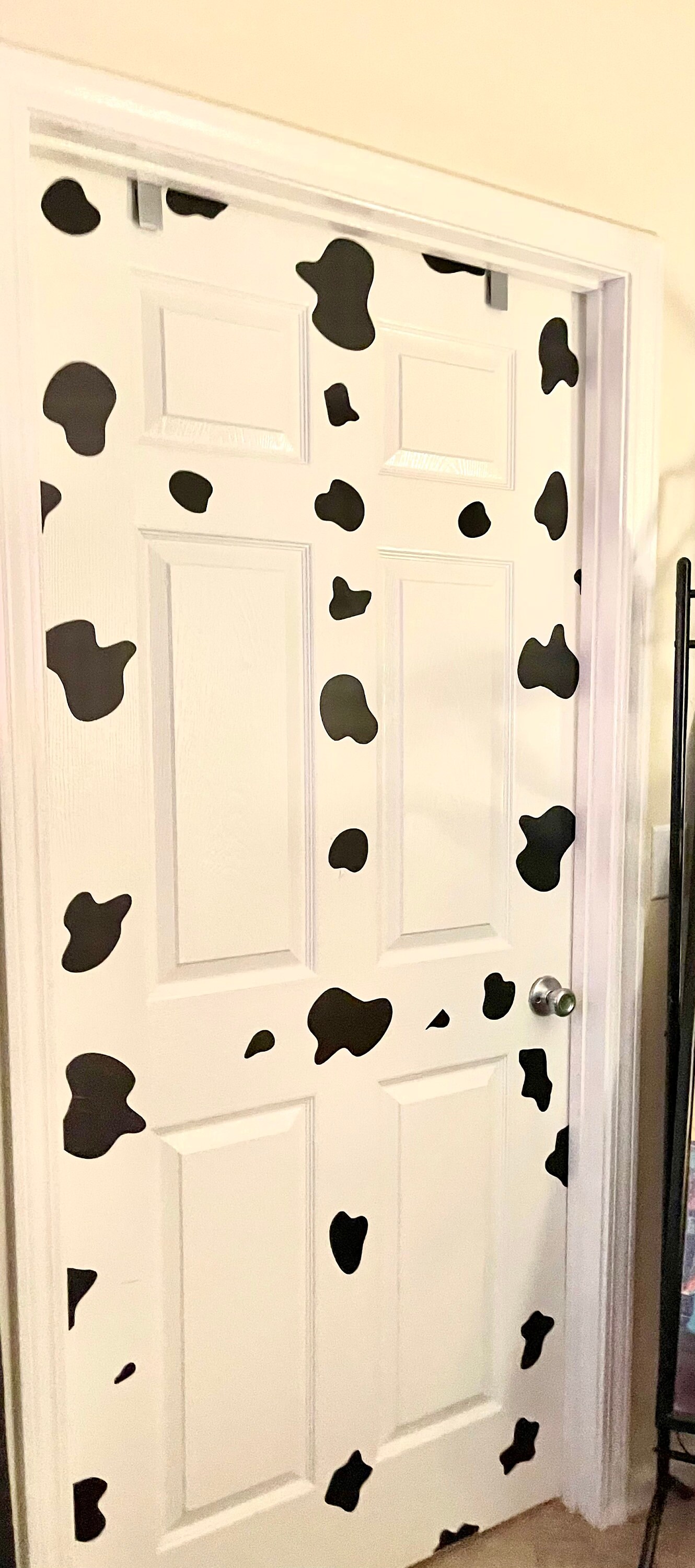 Cow Print Decals Cow Print Wall Cow Print door Etsy