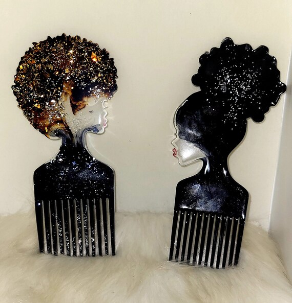 Afro Hair CombsMany Styles Afro Hair Pik Etsy