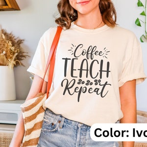 Teacher Shirt Coffee Teacher Gift tShirt Coffee Teacher Funny tee Gift for Teacher Appreciation Gift Back to school Teacher Gift for mom