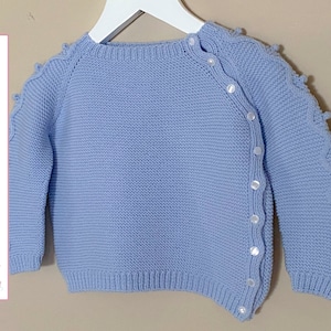 James Baby Sweater KNITTING PATTERN (English) | Sweater Knit Pattern English | Detailed instructions | Instant download pdf files