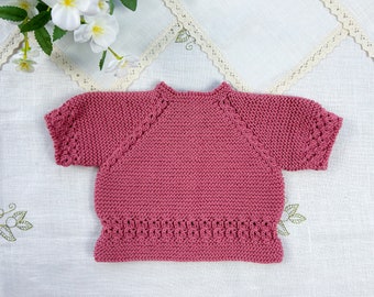 Carmen Becares Patucos A Dos Agujas Para Bebe Faciles Chaqueta