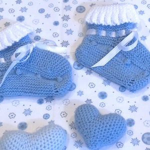 Baby Booties Winter, KNITTING PATTERN (English) | Baby Booties Knit Pattern in English | Detailed instructions | Download pdf files