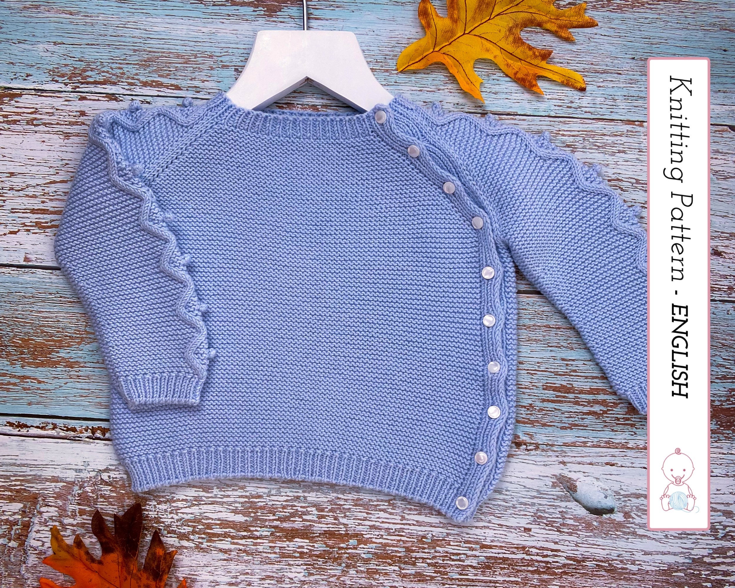 James Baby Sweater, Knitting Pattern 138 english Jumper Knit Pattern
