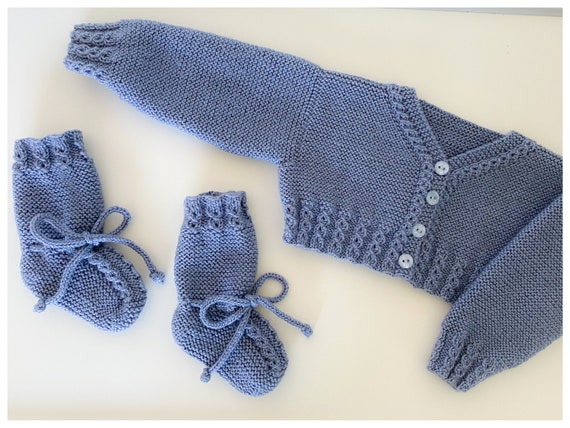 Angel Baby Cardigan, KNITTING PATTERN 117 (english) | Sizes