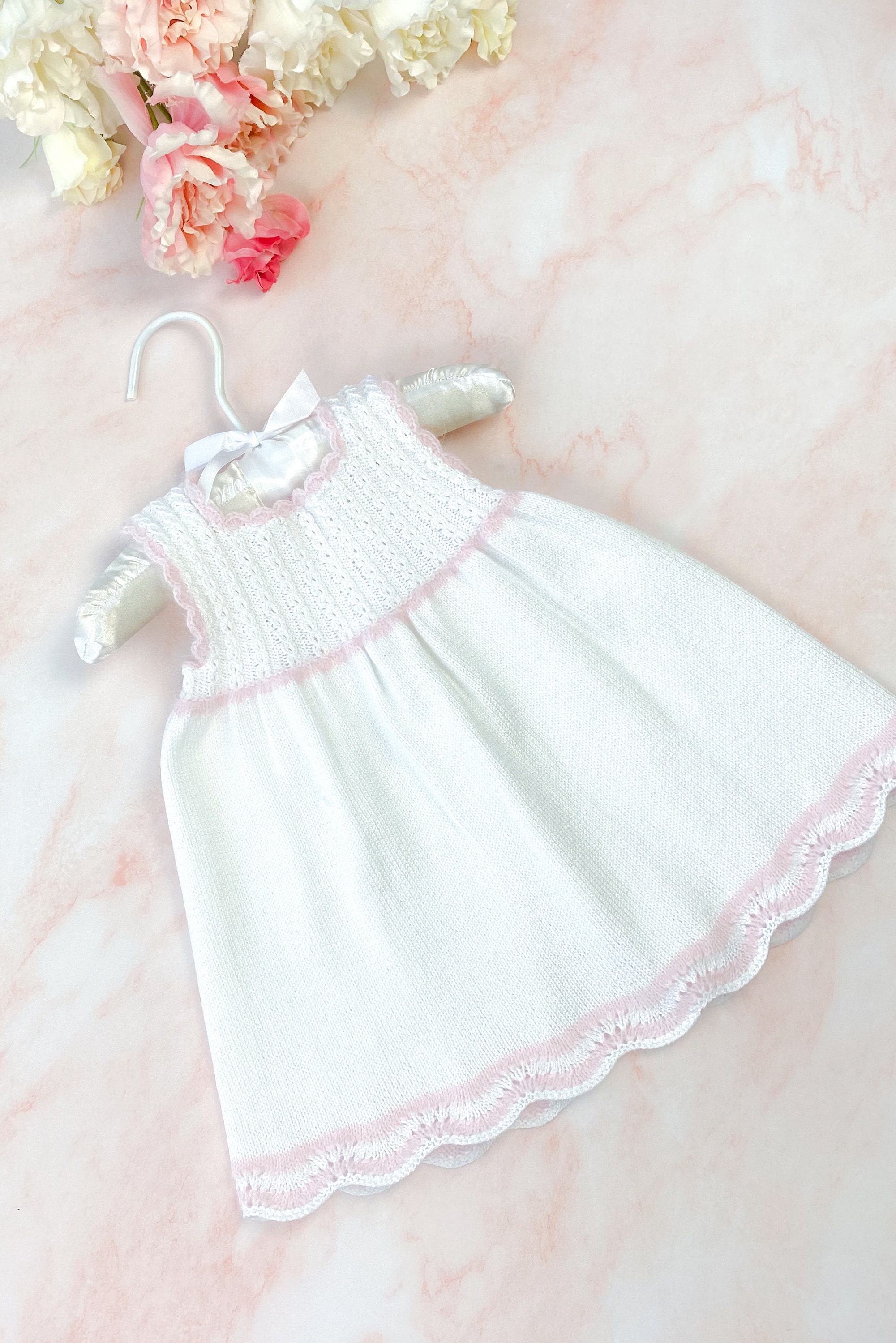 Alana Baby Dress Knitting Pattern 137 (english) | Knit Pattern 4-6 ...