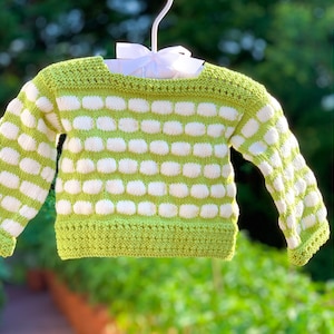 JERSEY Baby, PATTERN in Spanish | Cardigan pattern 3-6 months | Very detailed instructions | Instant download of PDF files