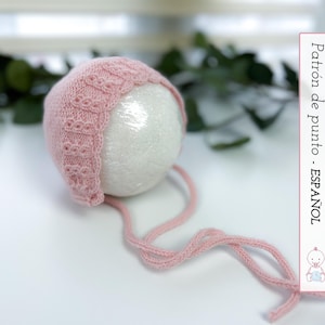 Capota Bebé Ángel | Patrón de Punto en Español | Gorrito en 3 Tallas | Instrucciones Detalladas | Descarga PDF Instantánea