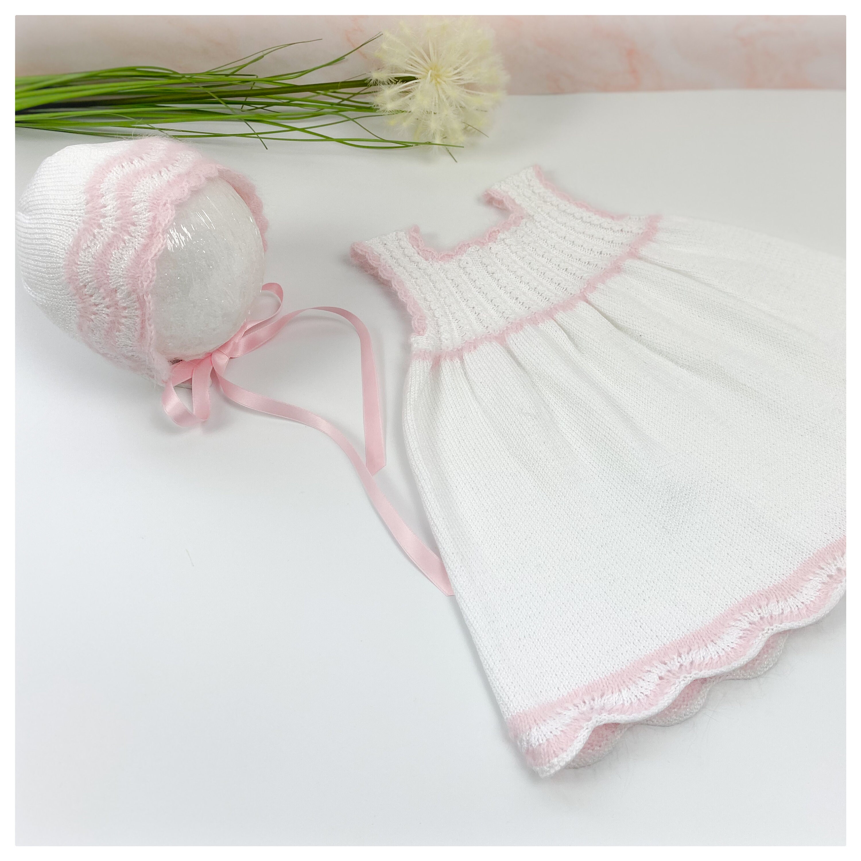 andmary Baby knit babushka グレー ANDMARY】Baby knit babushka