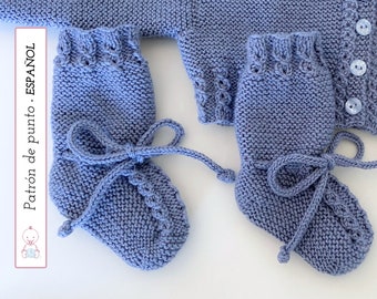Angel Baby Booties KNITTING PATTERN 117 (English) | Sizes 0-6 months | Baby shoes pattern | Detailed instructions | Instant pdf download