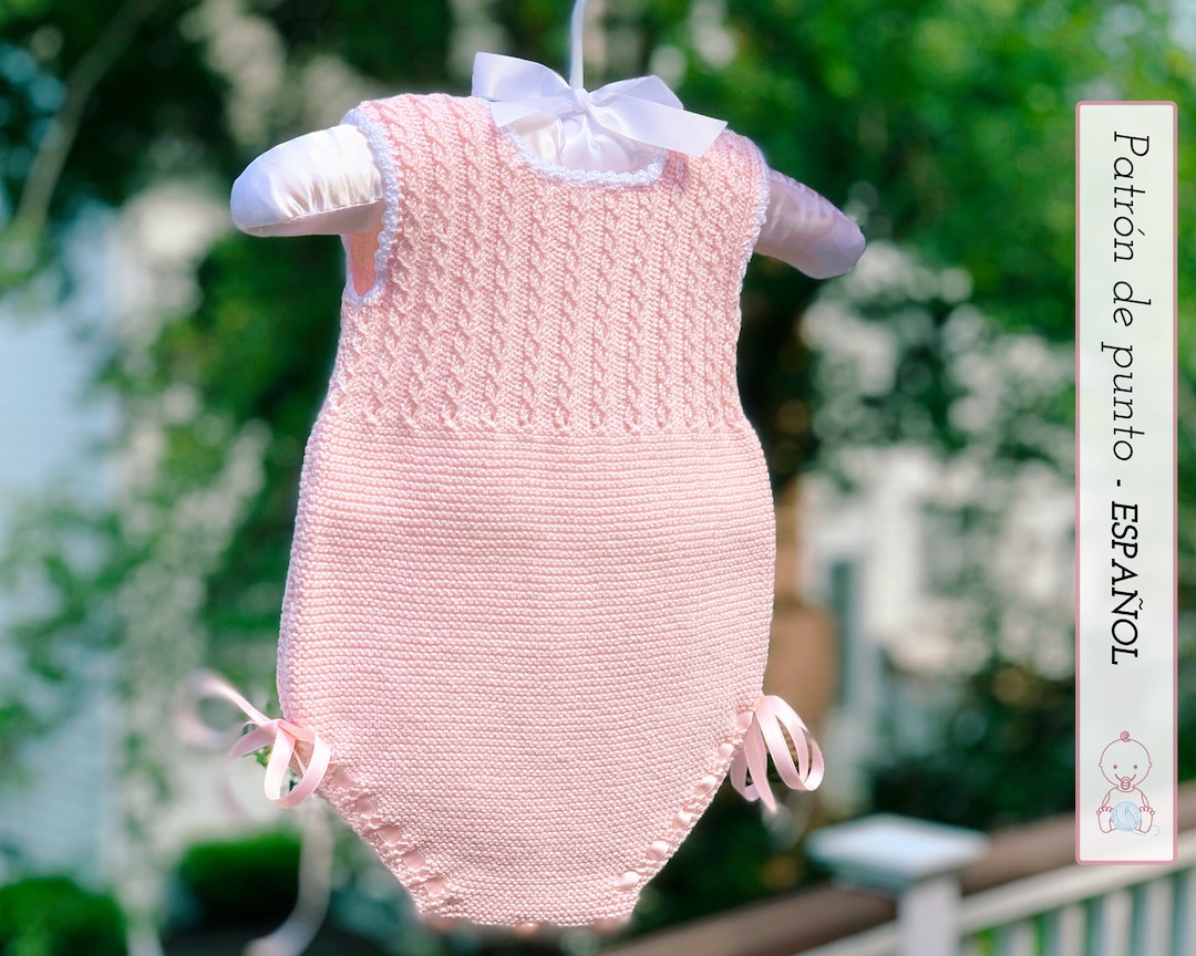 Ranita Beb Primavera PATR N PUNTO 102 Espa ol Baby Romper Knit ranita-beb-primavera-patr-n-punto-102-espa-ol-baby-romper-knit