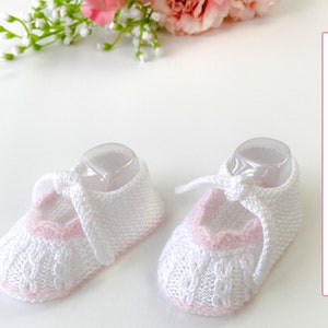 Alana Baby Booties, Strickmuster 137 (Englisch) | Strickmuster für Babyschuhe | 4-6 Monate | Detaillierte Anleitung | Sofortiger PDF-Download