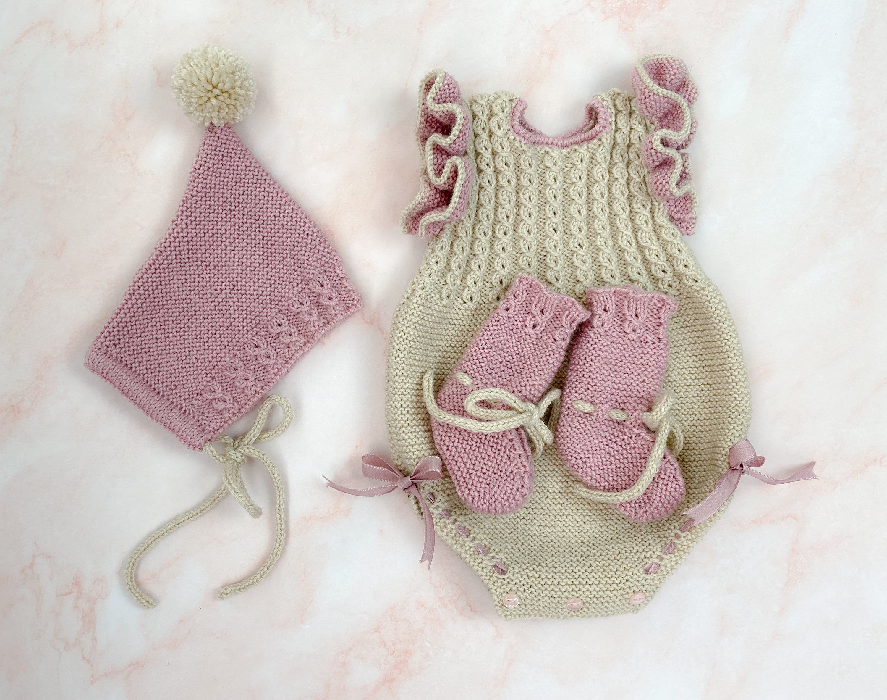 Ranita Bebe Reyes PATRON PUNTO 136 Espanol Baby Romper Knit Pattern Instrucciones detalladas Descarga instantanea de archivos pdf Etsy Mexico