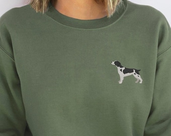 Embroidered Brittany Spaniel Dog Sweatshirt Brittany Spaniel Dog Lover Gift Brittany Spaniel Dog Mom Shirt Brittany Spaniel Dad Sweatshirt