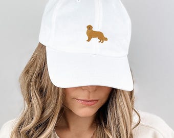 Embroidered Golden Retriever Hat Dog Dad Baseball Cap Dog Lover Gift Golden Mom Gift Golden Owner Gift Cute Golden Dog Hat