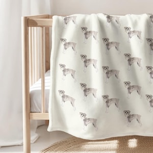 Manta polar Minky de acuarela para perro Schnauzer, perro Schnauzer, Schnauzer miniatura, manta para bebé Schnauzer, mantas para perros