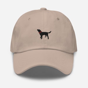 Embroidered Hat, Black Labrador, Black Lab Mixed, Labrador Retriever, Baseball Hat, Dog Walking Hat, Embroidery Dog