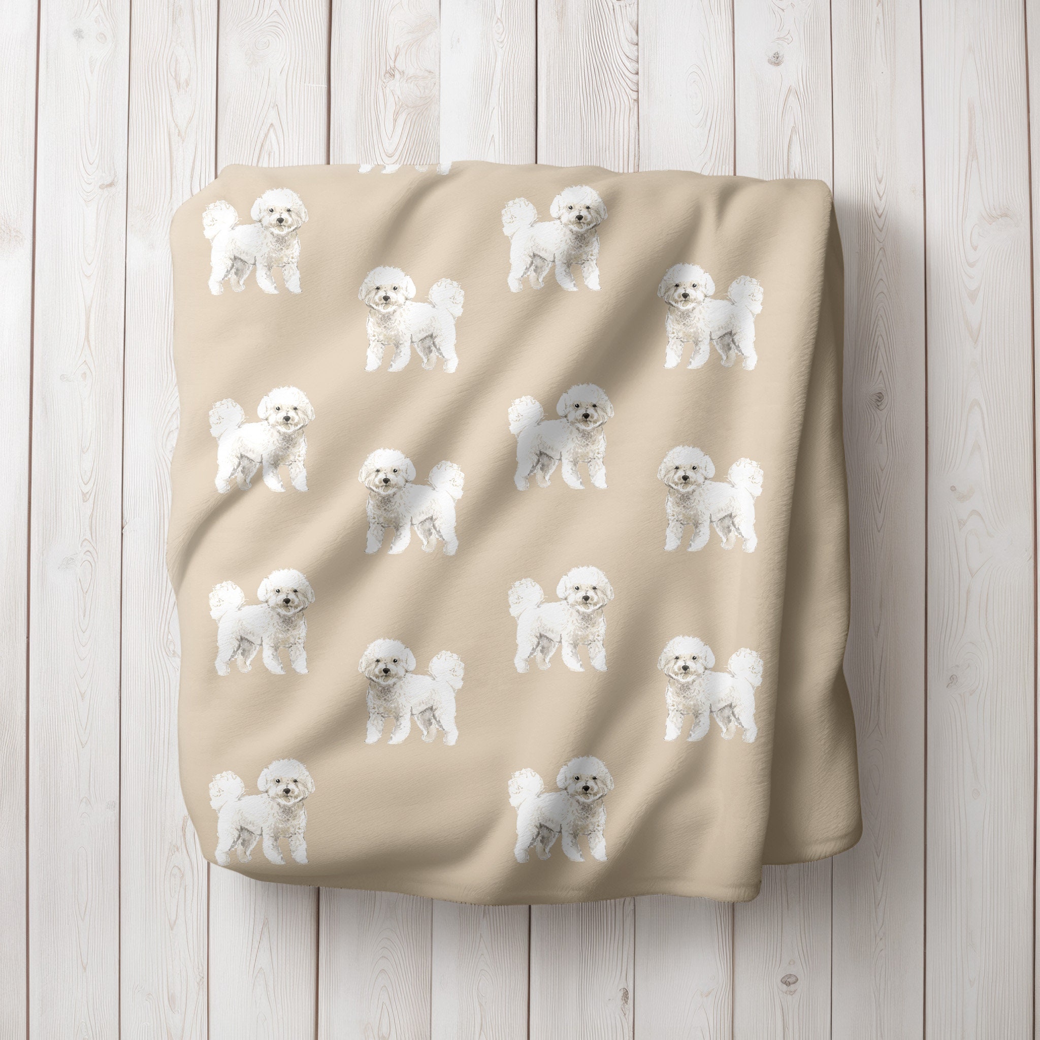 Bichon frise blanket sale
