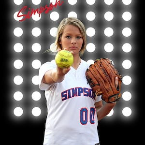 Photoshop Sports Poster Template for any Sport, Digital Template, Sports Background, This is a psd file for photoshop only.
