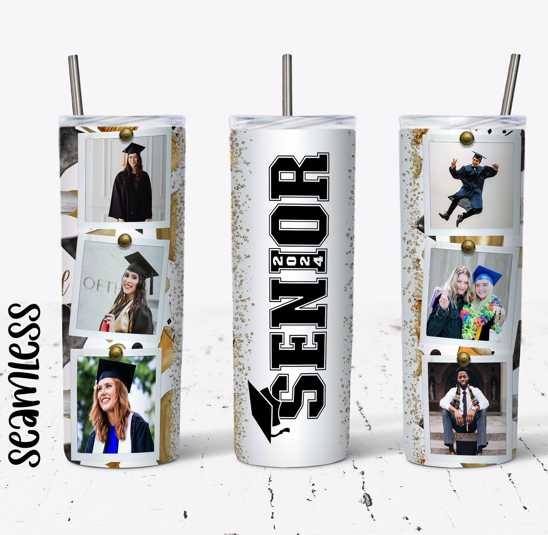 Class of 2024 Senior, Cup/Tumbler with Straw — SheShe's Tees