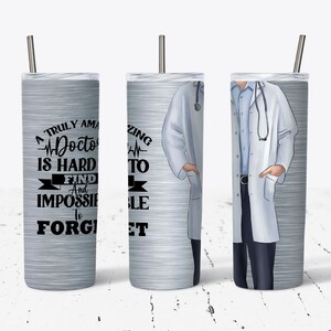 20 OZ Verkligen Fantastisk Doktor Smal Tumbler Design - Rak & Avsmalnande Sublimeringsomslagsdesign - Tumbler PNG - Mall