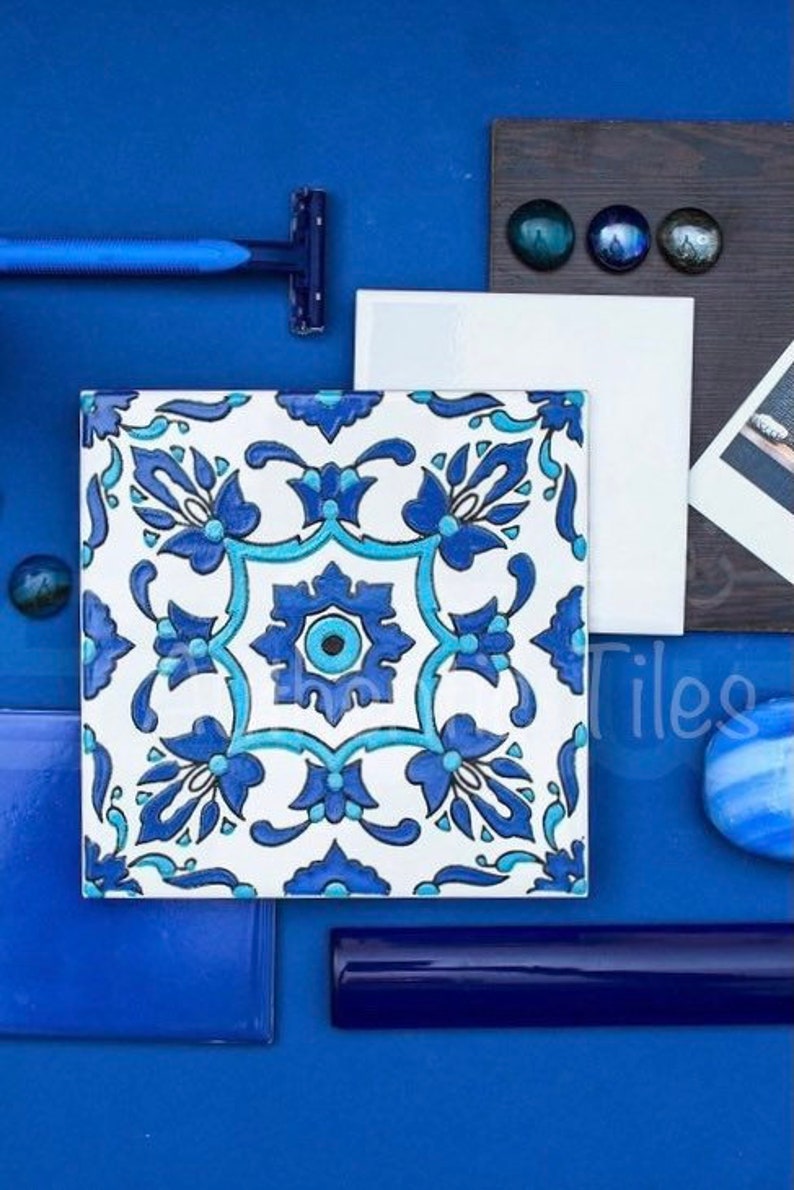 6X6 Mediterranean ceramic tiles afbeelding 6