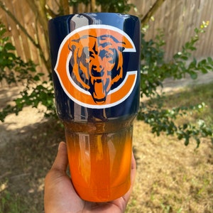 Chicago Bears Tumbler NFL Tumblers Personalized NFL 