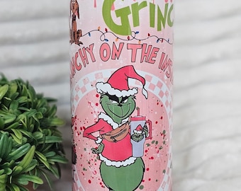 20 Unzen Grinch Weihnachtsbecher | Grinch Tassen | Urlaub Geschenk Ideen | Urlaub Humor Tasse