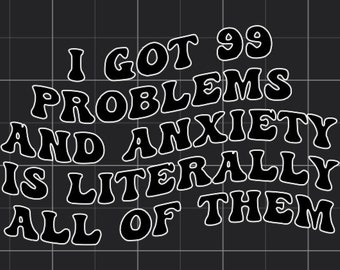 Anxiety Sticker