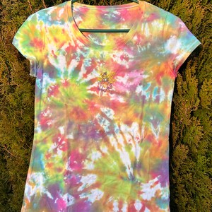 Embroidered Tie-Dye Fairy T-shirt