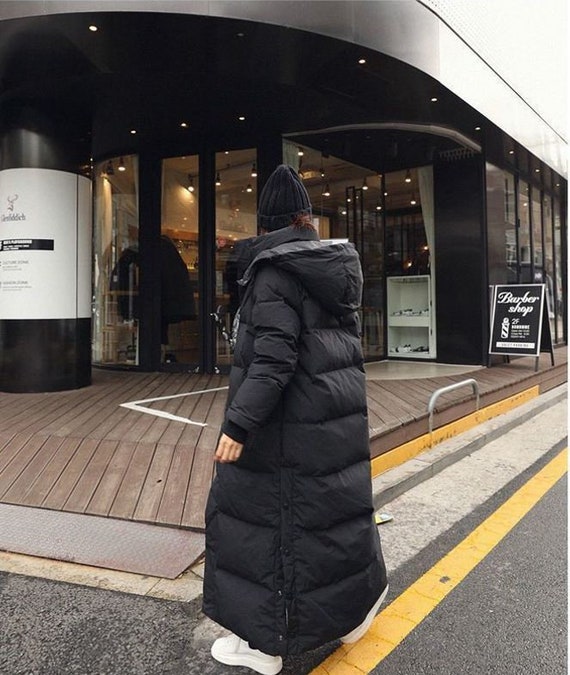 down jacket knee length