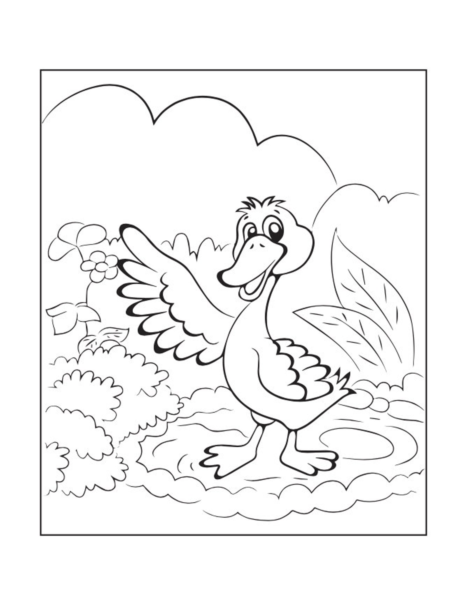20 Duck Coloring Pages for Kids! Printable Digital Download - Etsy