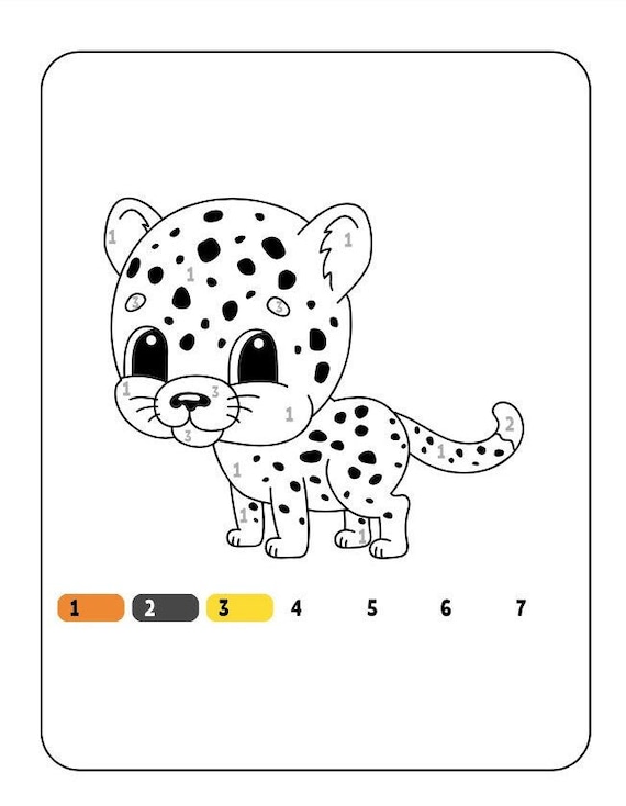 Paint by Numbers Archives - Paintology  Abstract coloring pages, Adult  color by number, Leopard painting