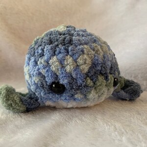 Handmade Stuffed Animal Whale (mini:)