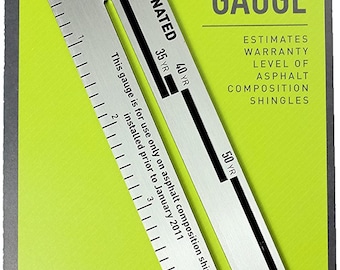 Haag 4/09 Shingle Gauge