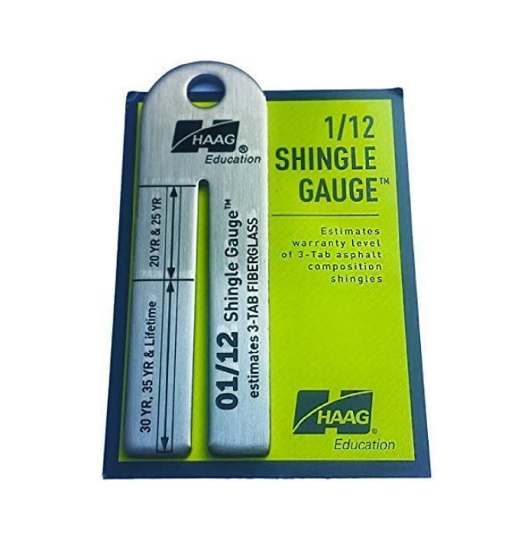 Haag Shingle Gauge, Shingle Gauge Tool, 1/12 Shingle Gauge, Haag 12/1