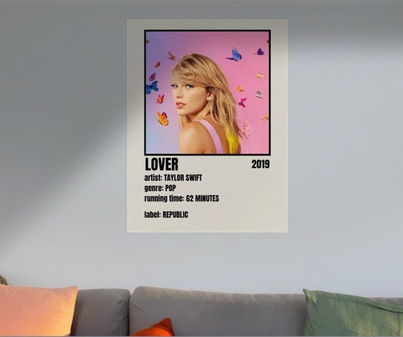 Digital Download Taylor Swift Poster, Taylor Swift Poster, Lover Poster,  Printable Digital Poster 