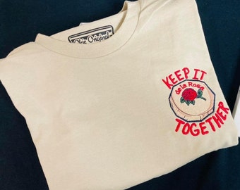 De la rosa, keep it together , candy, shirt, cute shirt, hand made