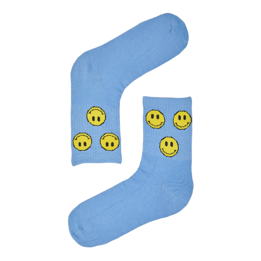 Wholesale 5 pieces Smile Emoji Socks Etsy