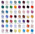 Premium Swarovski 4mm Multi Color Bicones cut Beads made in Austria, Small Bicone cut glass crystal Decorative Bead Women Jewelry Making Gem product logo