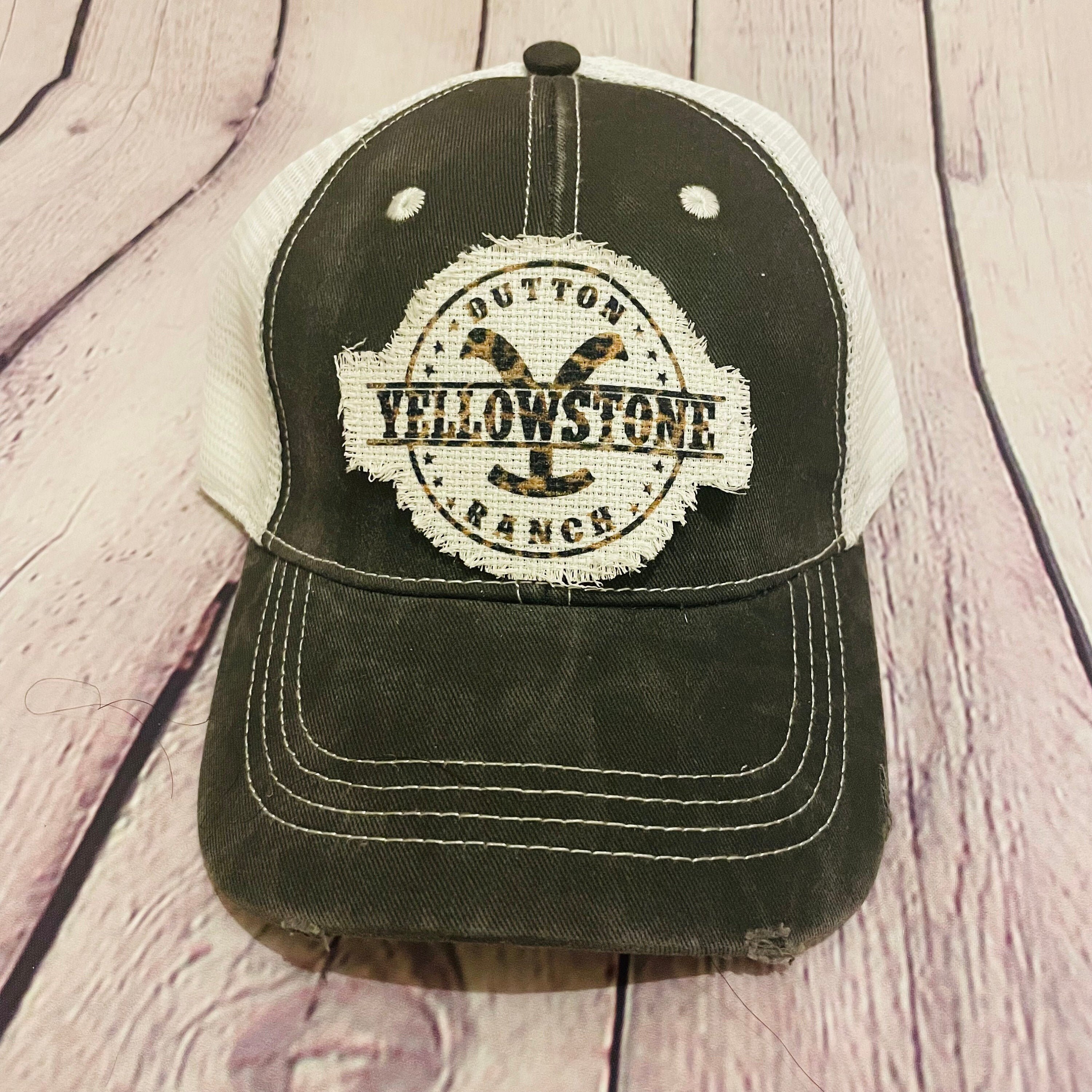 Yellowstone Hat patch Cap patches Hat with Patches Dutton Etsy