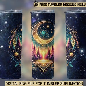 Op City Of Starlight geïnspireerde Tumbler Wrap, 20oz skinny sublimatie, instant digitale download, The Night Court-ontwerp, Starlight City, png PNGEgg