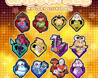 Underground Monsters Mystery Sticker Bag
