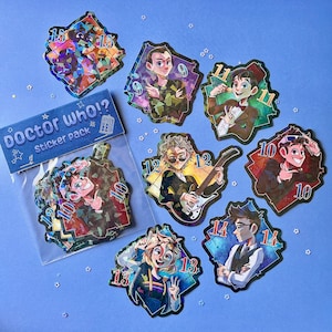 Doctor Who Holographic Stickers