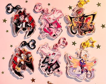 Hazbin Hotel PACK 2 Keychains - Etsy