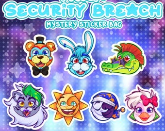 FNAF Security Breach Mystery Sticker Bag